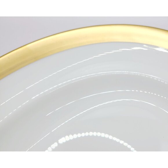 Wedgwood Satine Gold Oval Dish Platter Tray 14 Inch NWT - Picture 2 of 9